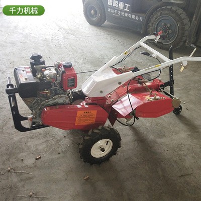 農用柴油四驅小型微耕機 開溝犁地除草機 旋耕松土翻土機廠家