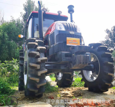 跨境銷售東方紅旋耕犁地機 LX904四輪拖拉機 自帶強壓四驅拖拉機