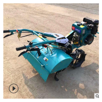 果園農(nóng)用柴油趟地機 葡萄園開溝回填埋藤多用途微耕機