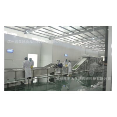 不銹鋼果蔬速凍前處理線(xiàn) 中央廚房蔬菜清洗機(jī)