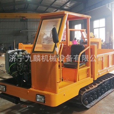 廠家專業(yè)生產(chǎn)履帶運(yùn)輸車 自走式多功能履帶運(yùn)輸車 8噸高速自卸車