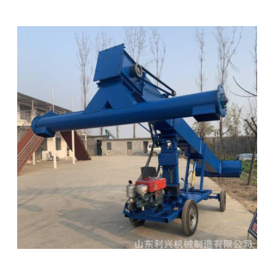 玉米裝車起糧機 28馬力散糧收集扒谷機 多功能稻谷裝車扒糧機