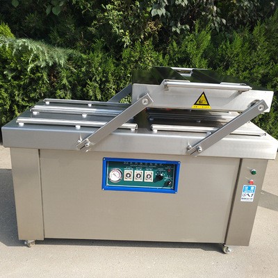 廠家直銷(xiāo)600雙室真空包裝機(jī) 真空米磚大米包裝機(jī) 真空茶葉包裝機(jī)