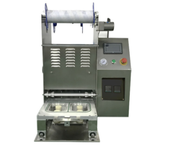 自動(dòng)饅頭混沌水餃塑料盒裝包裝封口機(jī)WR-350快餐盒月餅盒包裝機(jī)械