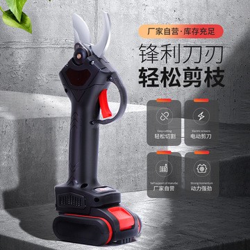 鋰電修枝剪果園苗木家用便攜手持修枝剪大號剪子樹枝剪鉗電動剪刀