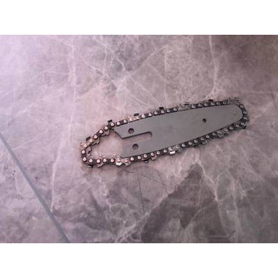 修枝鋰電小型電動鋸單園林伐木迷你鋸電鏈鋸導板鏈條1/4寸6寸鏈條