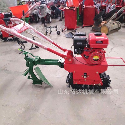履帶式多功能微耕機 犁地翻土微耕機 梯田作業(yè)開溝機