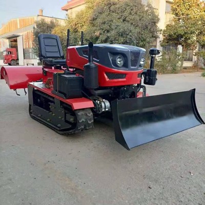 50馬力履帶旋耕推土機 農田開溝施肥履帶式拖拉機 座駕式旋耕機