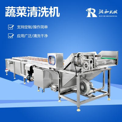 直供蔬菜清洗設(shè)備 全自動(dòng)凈菜清洗配套線 大型葉菜清洗機(jī)