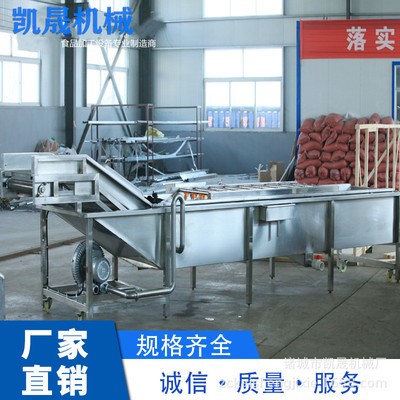 氣泡清洗機價格 肉制品排骨清洗流水線 食堂果蔬清洗設備