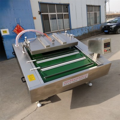 定制全自動滾動真空包裝機粽子連續(xù)式真空包裝封口機 藕帶真空機