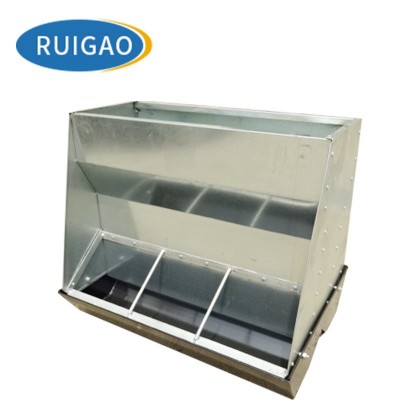 仔豬保育床豬雙面料槽自動(dòng)采食機(jī)空白鐵補(bǔ)料槽豬用育肥食槽