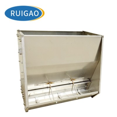 不銹鋼仔豬保育床豬料槽自動(dòng)采食機(jī)小豬補(bǔ)料槽豬用育肥食槽