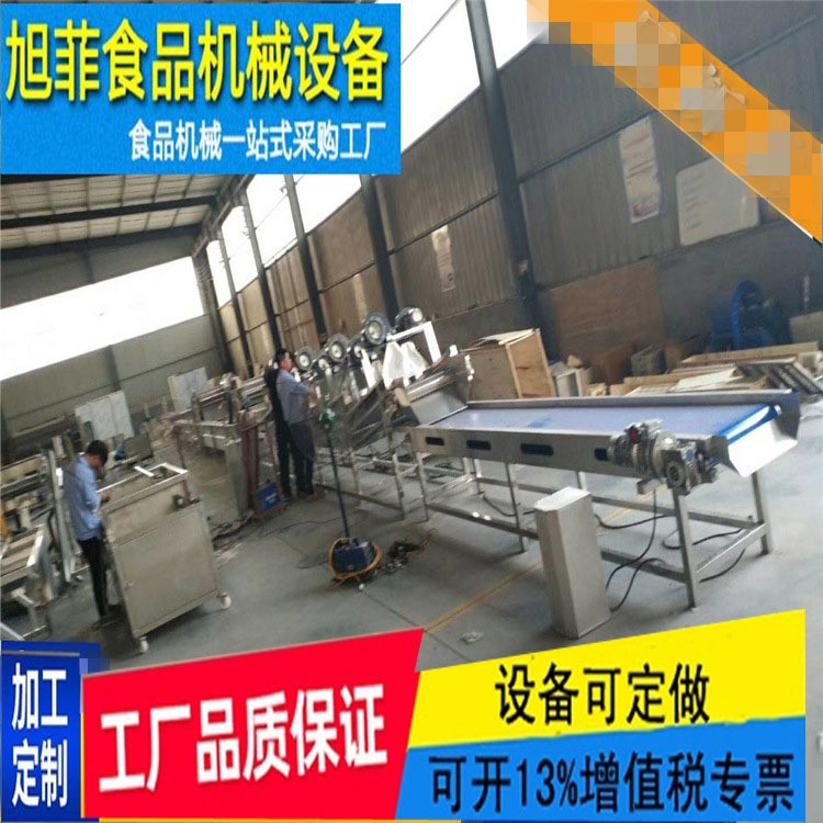 熱銷蘋果加工生產線 蘋果清洗打蠟分級包裝線 山東旭菲