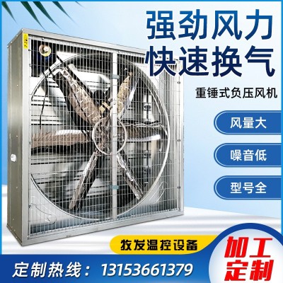 大型工業(yè)換氣扇 防爆排風(fēng)扇 重錘式1380型直驅(qū)式負(fù)壓風(fēng)機(jī)