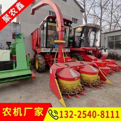 大圓盤青儲機(jī)回收機(jī) 飼料粉碎青儲收割機(jī) 拖拉機(jī)加裝割臺青儲機(jī)