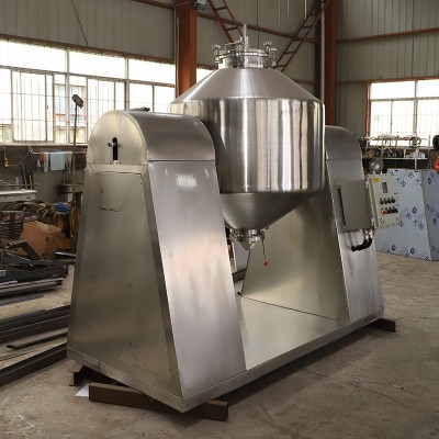 雙錐高速混合機廠家飼料干粉混料機不銹鋼雙錐真空回轉攪拌混合機