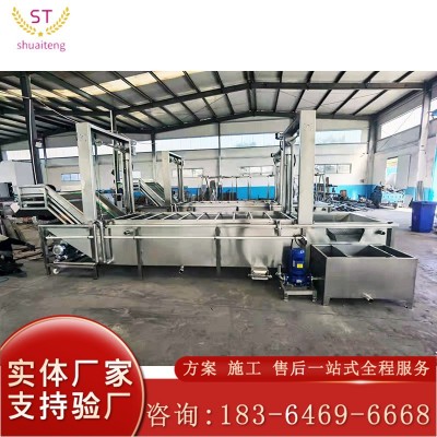 廠家直供提升式果蔬氣泡清洗機(jī) 魚腥草龍須菜清洗機(jī) 蔬菜清洗設(shè)備