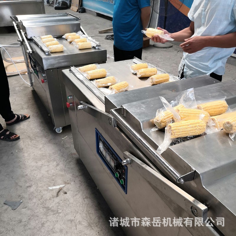 水果玉米真空包裝機(jī)封口機(jī) 不銹鋼全自動雙室真空包裝機(jī)廠家現(xiàn)貨
