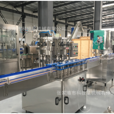 廠家直銷含氣飲料等壓灌裝線 全自動液體灌裝機 啤酒灌裝機