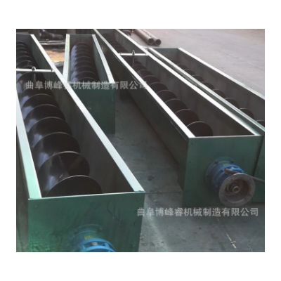 濟寧加工玉米絞龍 U型裝罐加料機 稻谷提升機