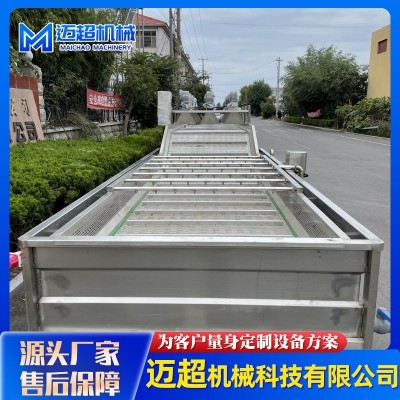 全自動噴淋式果蔬清洗機 葉類蔬菜高壓氣泡清洗機 清洗流水設(shè)備