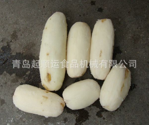 蓮藕去皮機效果