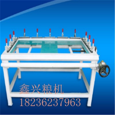 面粉廠篩格繃裝機(jī) 平篩用 面粉廠用裝羅底設(shè)備 高方篩用繃裝機(jī)