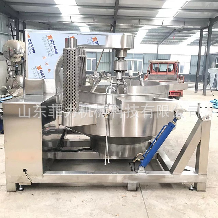 商用快餐店炒菜機(jī)器 大型全自動炒菜機(jī) 2千人吃飯的大型炒菜鍋