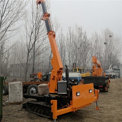 4缸爬爬車吊2噸 履帶移樹吊苗圃用 履帶爬爬機(jī)適用復(fù)雜地形