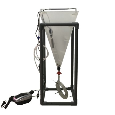 鹵蟲豐年蝦卵孵化器水花開口料生產工廠化魚蝦蟹孵化育苗配套設備