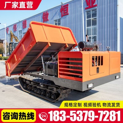 3噸自動(dòng)升降履帶運(yùn)輸車抓地力強(qiáng)爬山虎履帶車農(nóng)用座駕式搬運(yùn)車