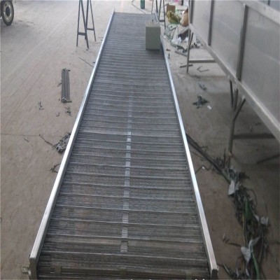 食品烘干飲料冷卻耐高溫防銹耐腐蝕不銹鋼304網(wǎng)帶輸送機(jī)輸送平穩(wěn)