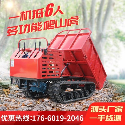 履帶運輸車小型全地形爬山涉水爬山虎爬坡王柴油山地履帶自卸車