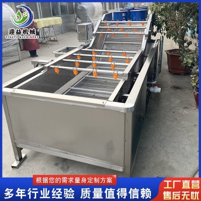 多功能鮮花椒清洗設(shè)備 預(yù)制菜氣泡清洗機(jī) 檸檬果蔬清洗機(jī)設(shè)備