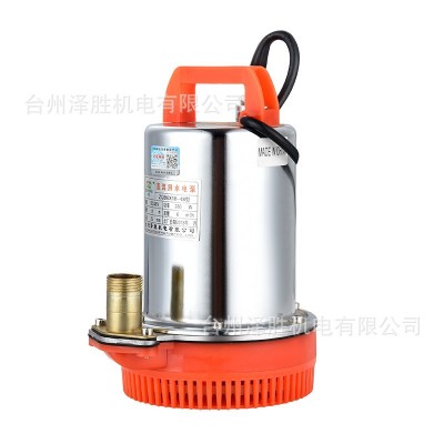 廠家直銷外貿(mào)款12V24V促銷價(jià)不銹鋼直流潛水泵大流量電瓶車抽水泵