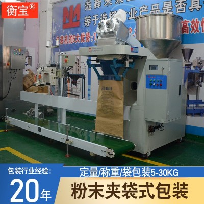 粉末包裝機 大袋秤量螺桿式化工粉劑五谷粉料面粉定量稱重包裝機