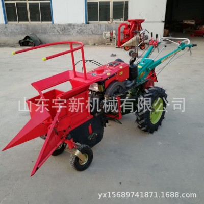 玉米秸稈割倒機 手扶玉米收割機 扒皮玉米掰棒子收割機