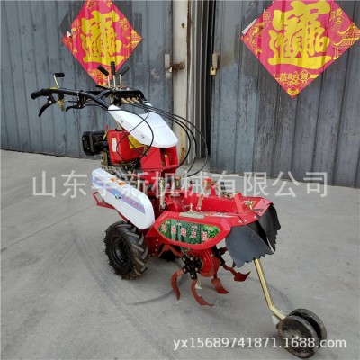 大蔥育苗移栽開溝機 蔥行自走式培土機 辣椒小型起壟機