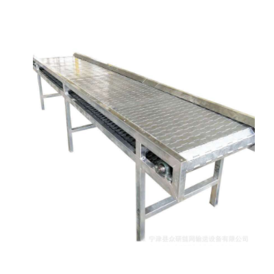 供應(yīng)食品鏈板式傳送帶板式輸送線輸送機變頻調(diào)速快遞分揀省工省力