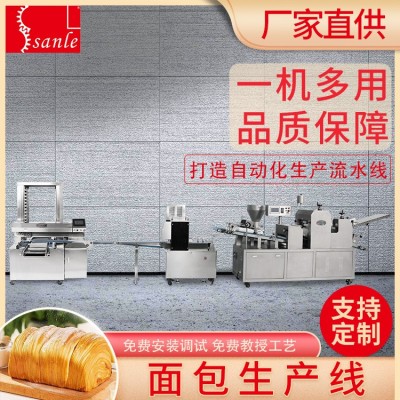 三樂(lè) 小型手撕面包成型機(jī) 做吐司面包機(jī)器 巖燒面包設(shè)備廠家直供