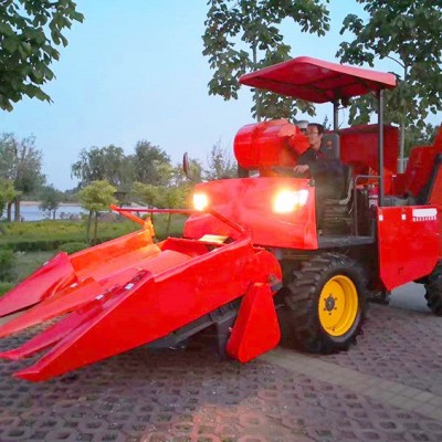 后置扒皮玉米聯合收割機 2行倒伏玉米收獲機 3行背負式青儲玉米收