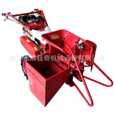 熱銷單行玉米收獲機 小型家用掰苞米機 手扶前置玉米收獲機