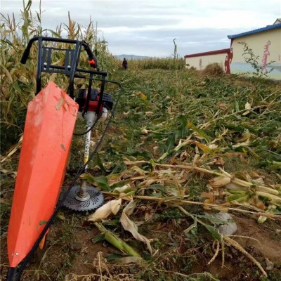 小塊地用秸稈收割機(jī) 玉米高粱秸稈收割機(jī) 單行手扶式收割機(jī)志成