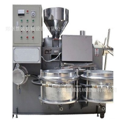 中型油坊螺旋榨油機 100型全自動橡膠籽榨油機 商用柑橘籽榨油機