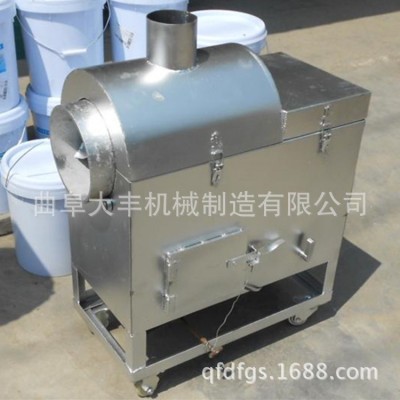 南通封閉式滾筒炒貨機(jī)小型滾筒炒鍋多功能電加熱花生米炒貨機(jī)