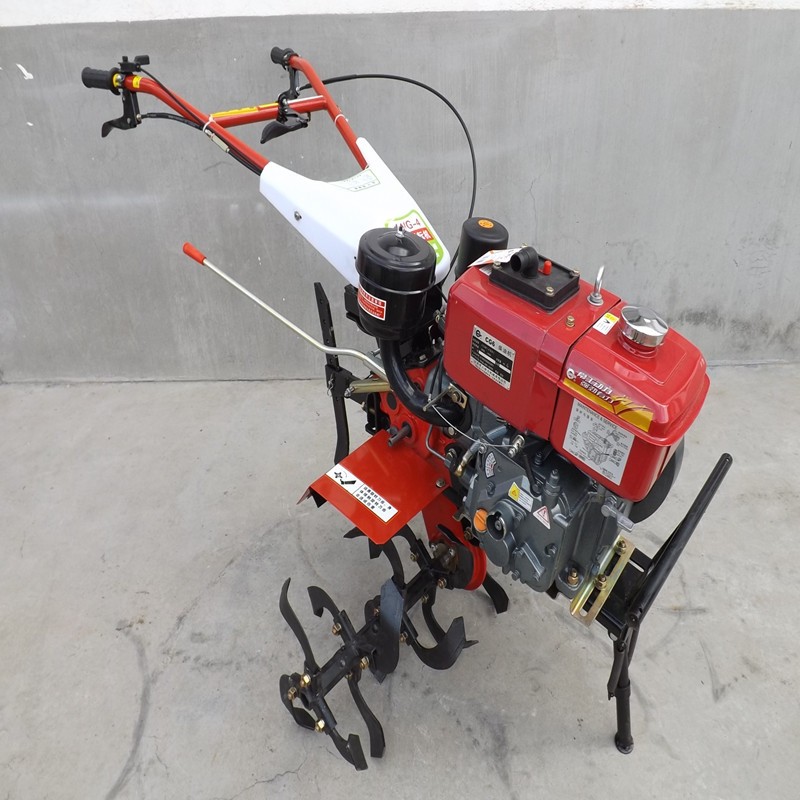 微耕機多功能柴油微耕機180柴油小型松土起壟除草開溝耕地機