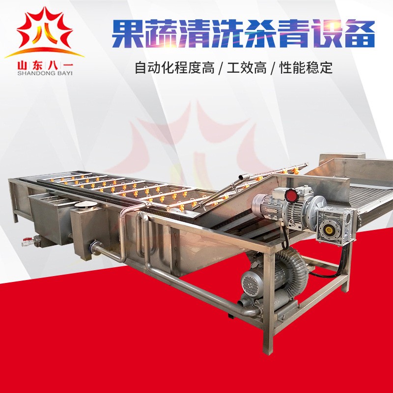 生產(chǎn)銷售果蔬清洗設備 氣泡清洗線 全自動果蔬清洗機設備