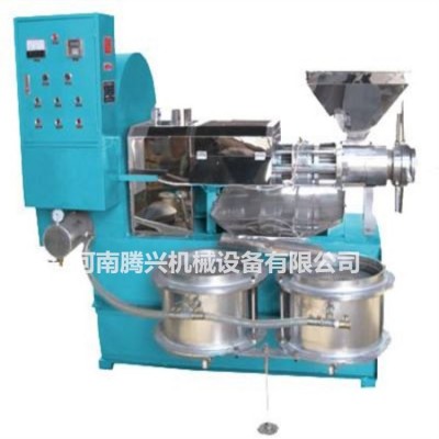 新型冷熱兩用花生榨油機 棉籽榨油機 大豆菜籽螺旋榨油機產品三包