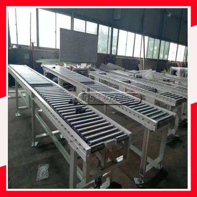 動力滾筒輸送機 不銹鋼滾筒流水線 滾筒式轉彎機